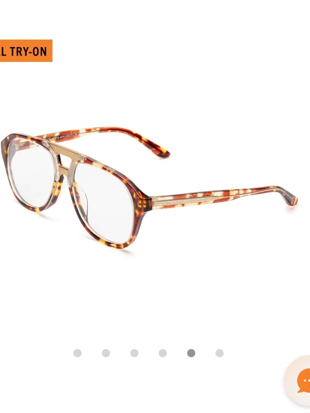 Tortoise Shell Women’s Glasses with Gold Bridge